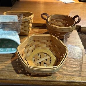 Longaberger Accent Basket Set